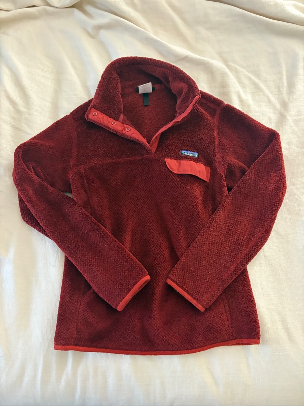Patagonia Women's Deep Red Fleece Pullover